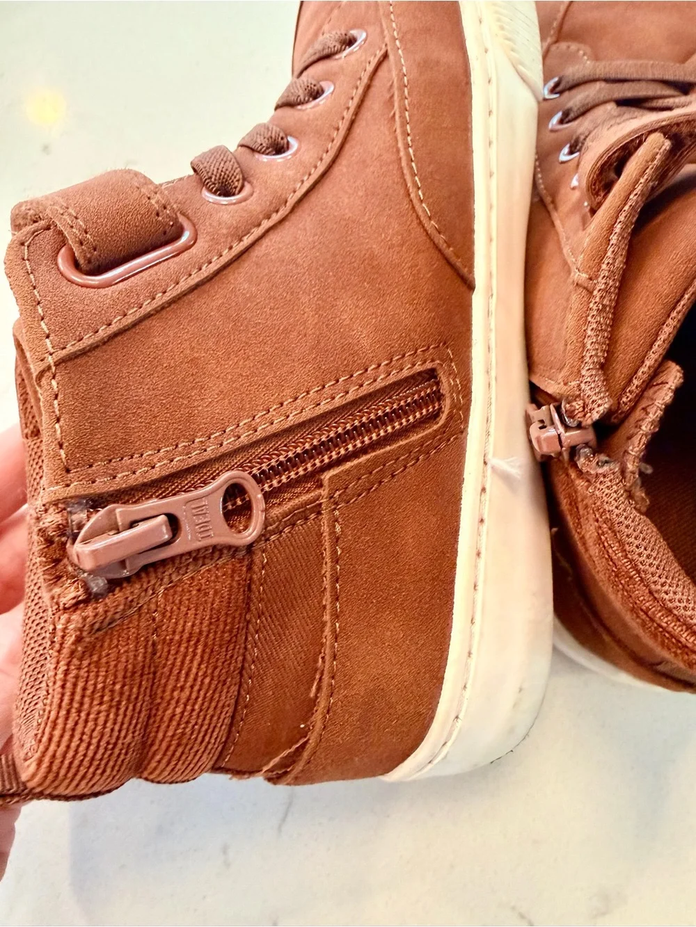 Cat & Jack Toddler Brown High-Top Sneakers